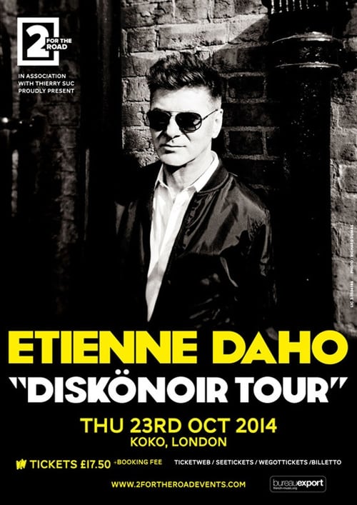 Poster Etienne Daho au KOKO Theatre de Londres 2015