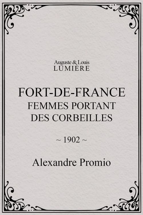 Fort-de-France : femmes portant des corbeilles (1902)