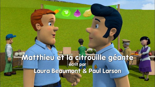 Image Matthieu et la citrouille géante