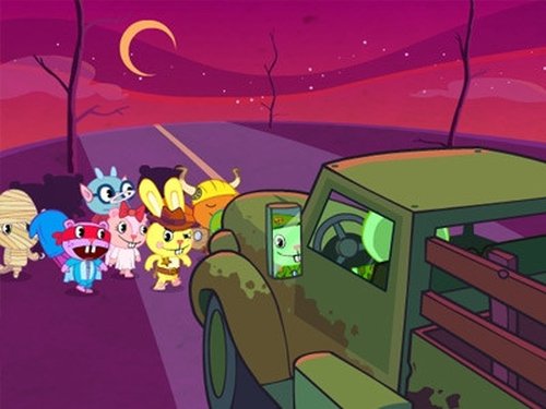 Escena del episodio 22 de la temporada 2 de la serie Happy Tree Friends