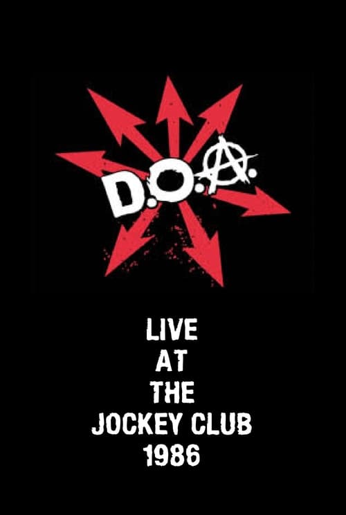 Poster D.O.A. Live at The Jockey Club 1986