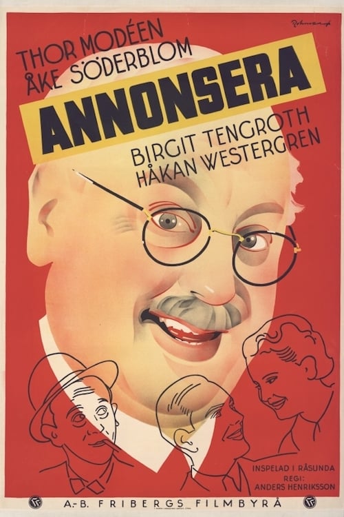 Annonsera! (1936) poster