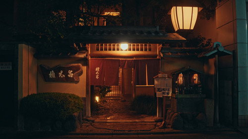 Streets of Japan Backdrop Blur