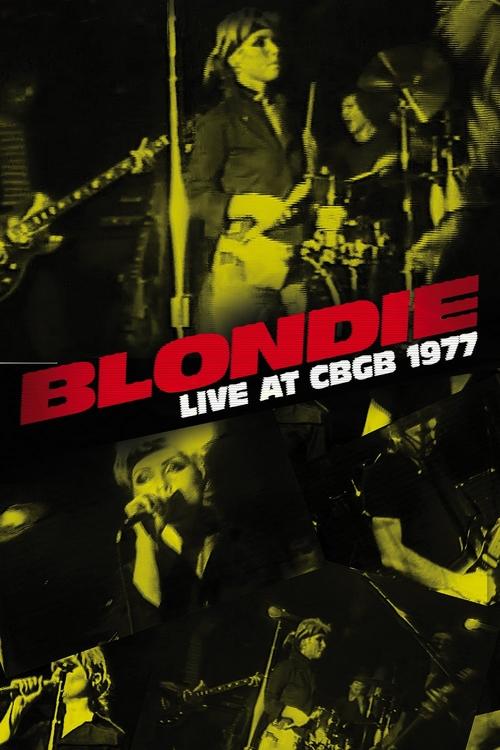 Blondie - Live at CBGB 1977 poster