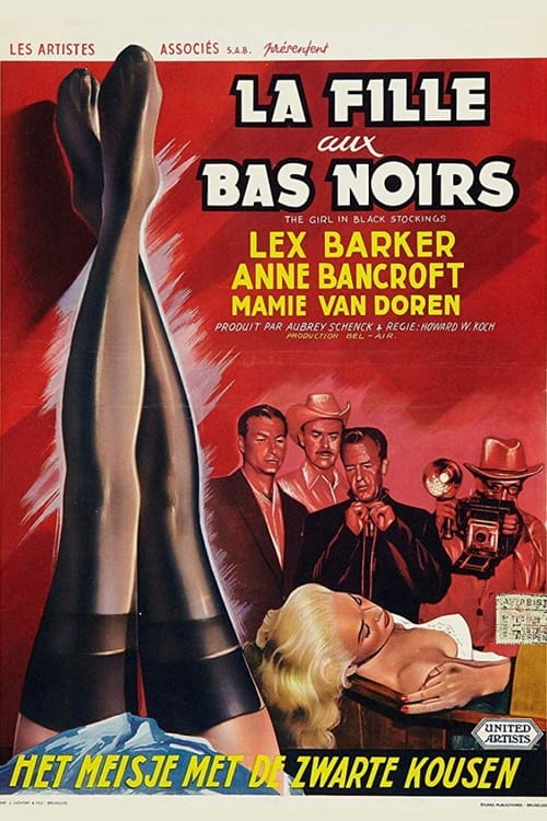 The Girl in Black Stockings poster