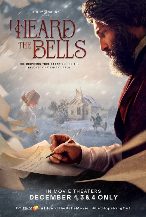 Known as America’s Poet, Henry Wadsworth Longfellow leads an idyllic life – until the day his world is shattered by tragedy. With a nation divided by Civil War and his family torn apart, Henry puts down his pen, silenced by grief. But it’s the sound of Christmas morning that reignites the poet’s lost voice as he discovers the resounding hope of rekindled faith.