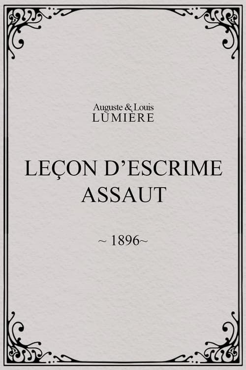 Leçon d’escrime : assaut