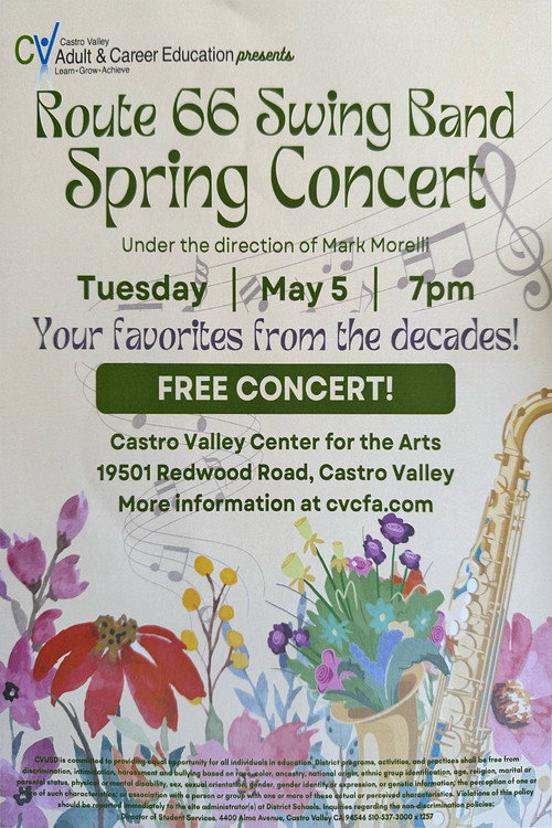Route 66 Swing Band Spring Concert