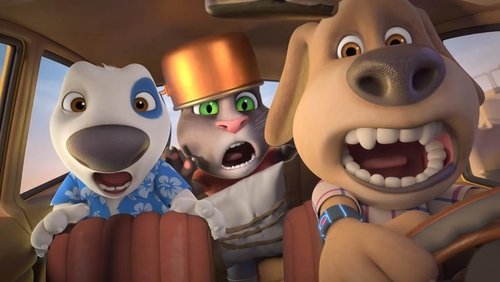 Escena del episodio 7 de la temporada 4 de la serie Talking Tom and Friends