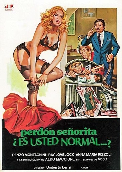 Perdone, señorita, ¿es usted normal? movie poster player