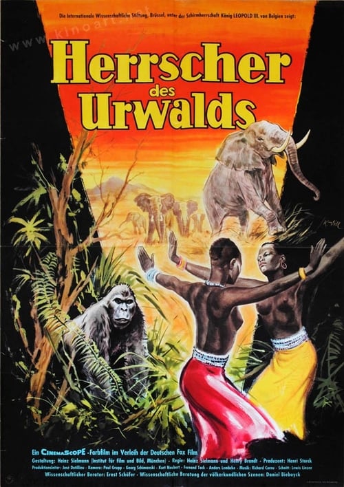 Poster Les Seigneurs de la forêt 1958