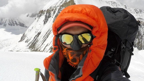 Everest senza ossigeno Backdrop Blur