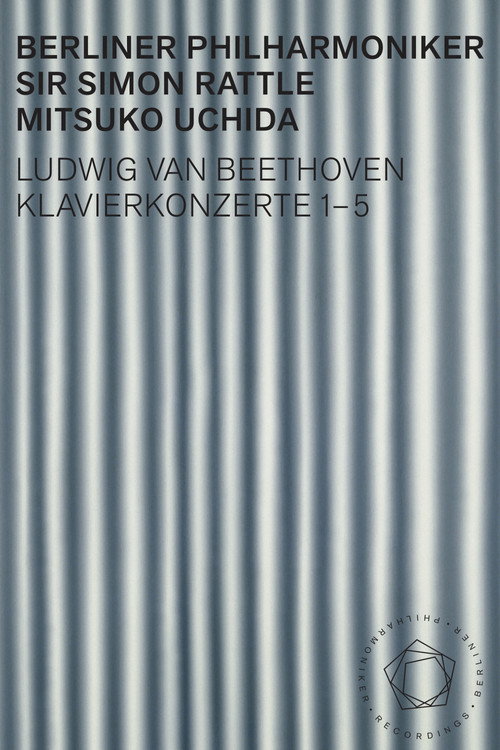 Póster de Beethoven: Piano Concertos 1-5 - Uchida, Rattle