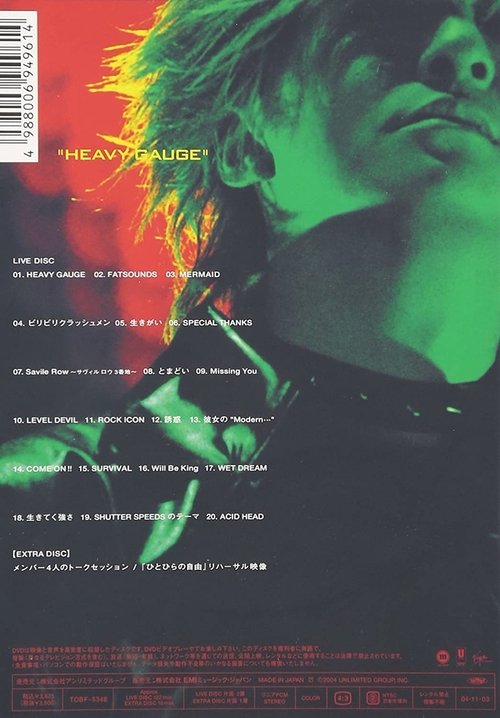 GLAY ARENA TOUR 2000 ”HEAVY GAUGE”in SAITAMA SURER ARENA (2004) poster