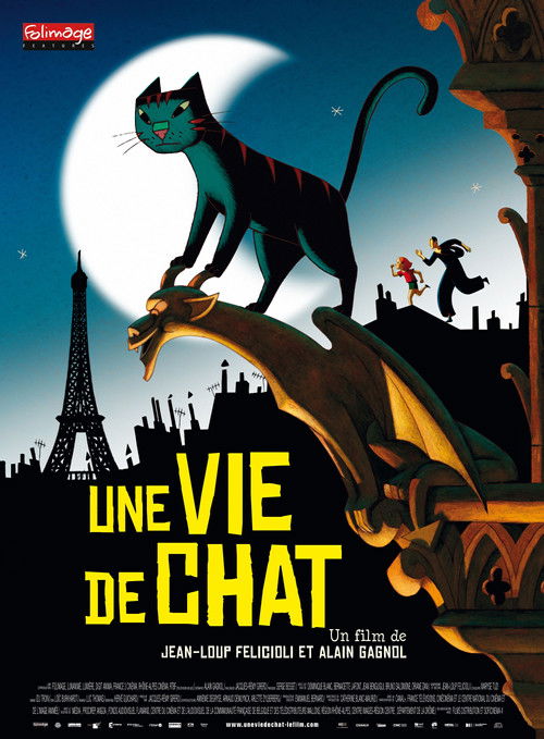 A Cat in Paris poster