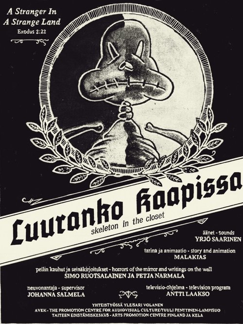 Luuranko kaapissa movie poster player