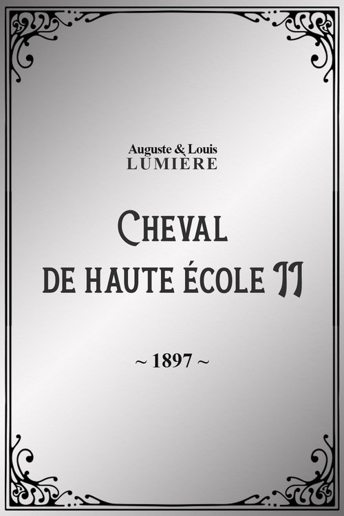 Cheval de haute école, II