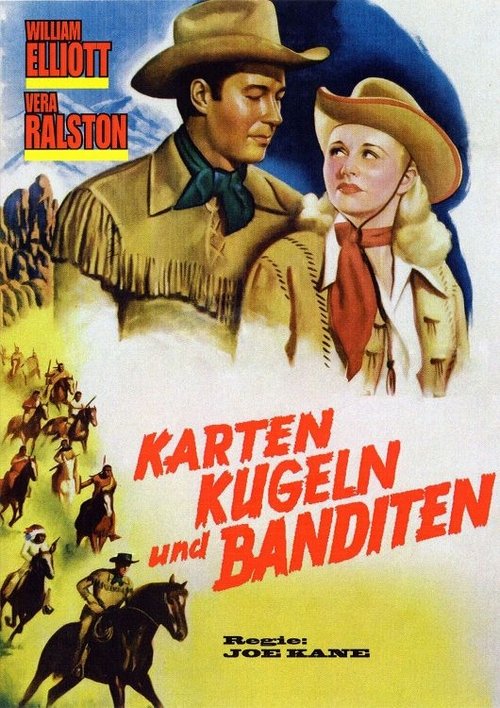 Karten, Kugeln und Banditen movie poster player