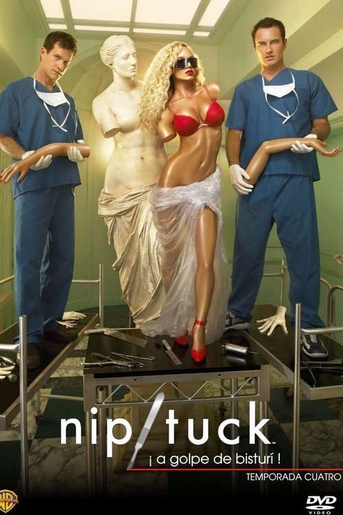 Ver temporada 4 de Nip/Tuck, a golpe de bisturí Póster de la temporada 4 de la serie Nip/Tuck, a golpe de bisturí