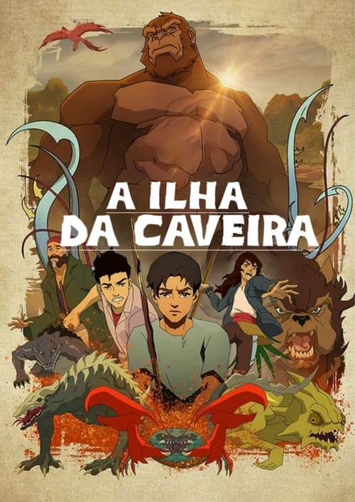 Poster da série A Ilha da Caveira