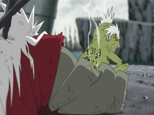 Escena del episodio 133 de la temporada 6 de la serie Naruto Shippuden