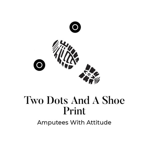Two Dots And A Shoe Print