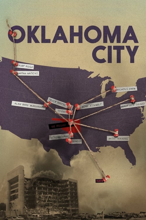 Grootschalige poster van Oklahoma City