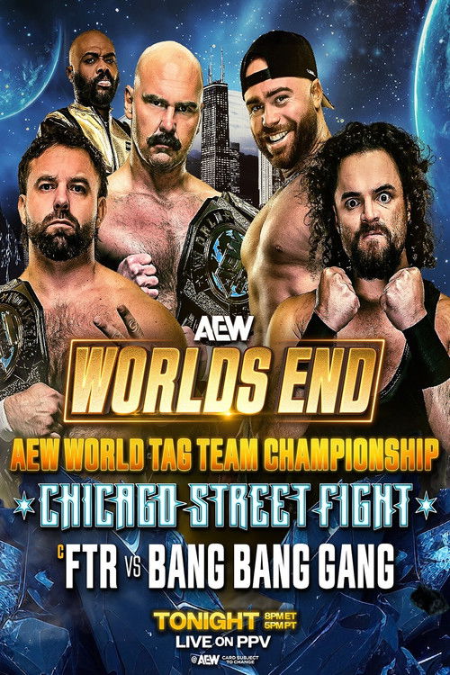 AEW Worlds End 2025 poster