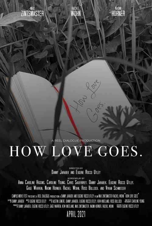 Poster How Love Goes. 2021