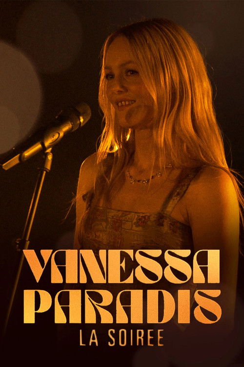Vanessa Paradis, la soirée Poster