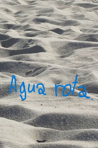 Agua rota poster