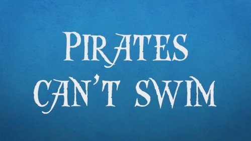 Pirates Can't Swim Backdrop Blur