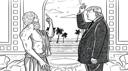 From Socrates to Trump Backdrop Blur