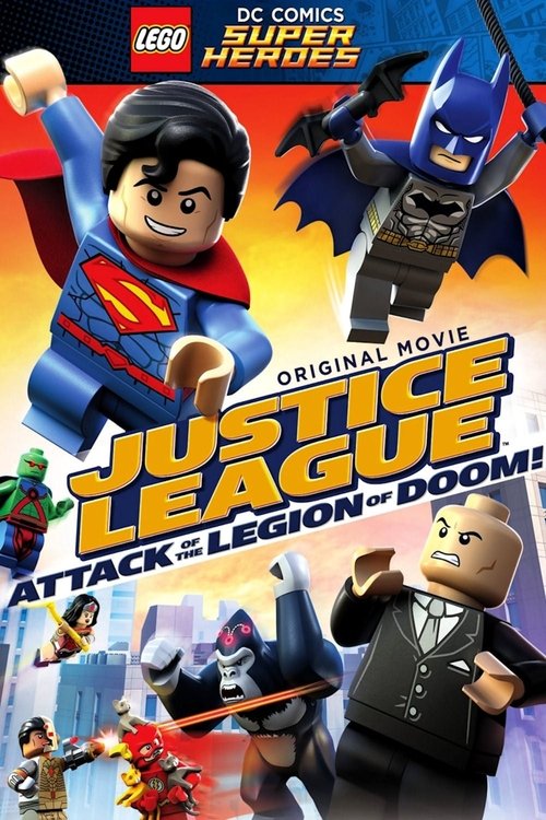 Grootschalige poster van Lego DC Comics Super Heroes: Justice League – Attack of the Legion of Doom!