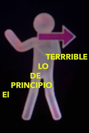 El principio de lo terrible poster