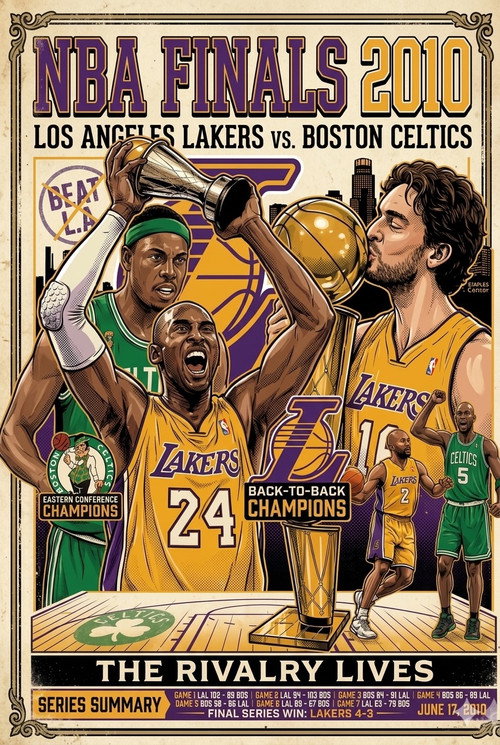 2010 NBA Final poster
