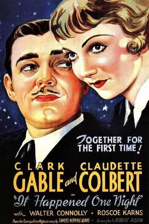 Grootschalige poster van It Happened One Night