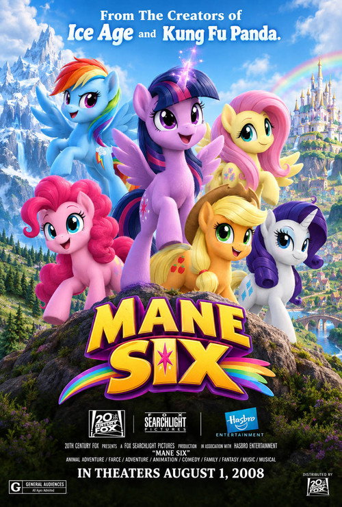 Mane Six poster