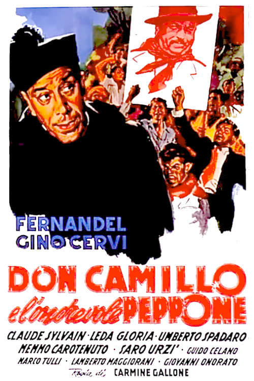 Poster Don Camillo e l'onorevole Peppone 1955