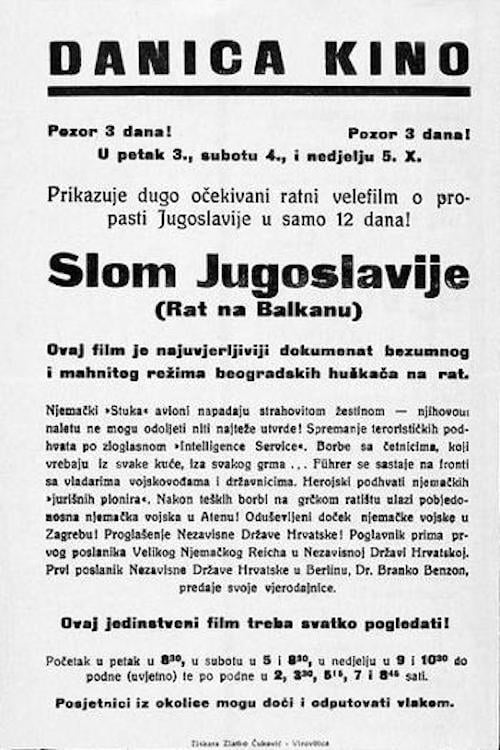 Poster Feldzug im Jugoslawien 1941