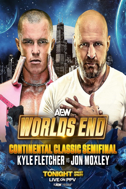 AEW Worlds End 2025 poster