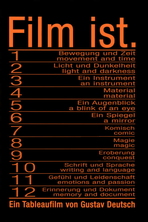 Poster Film ist. 1-12 2004