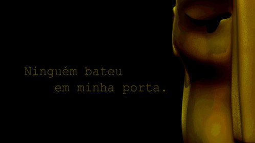 Ninguém Bateu em Minha Porta Backdrop Blur