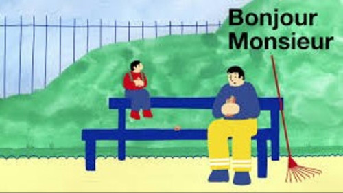 Bonjour Monsieur Backdrop Blur