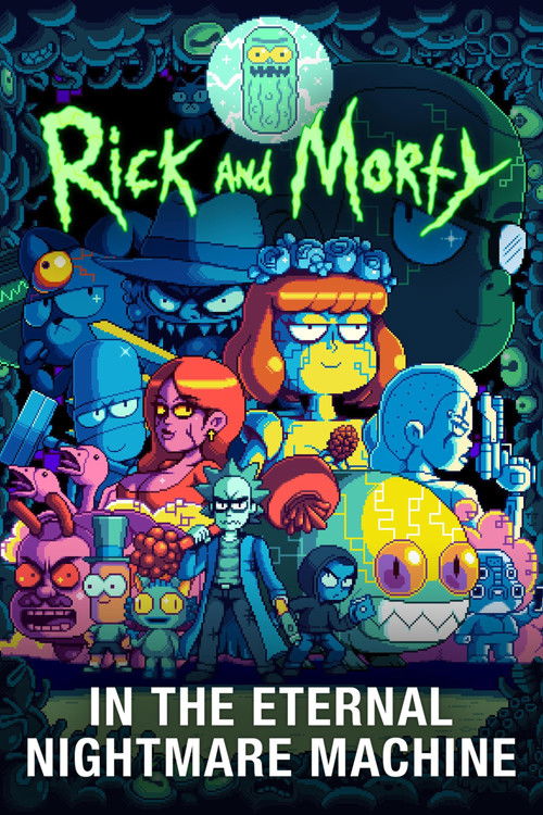 RICK MORTY IN THE ETERNAL NIGHTMARE MACHINE visual data 5