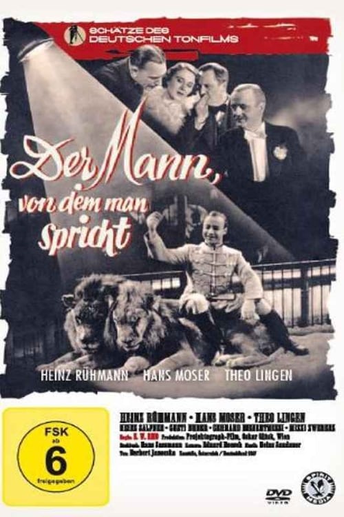 Poster Der Mann, von dem man spricht 1937