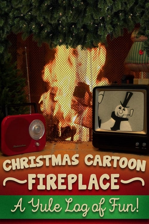 Christmas Cartoon Fireplace: a Yule Log of Fun!