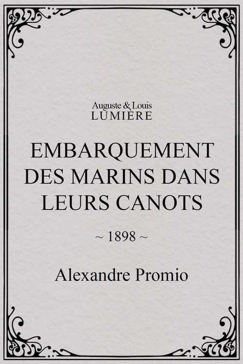 Embarquement des marins dans leurs canots