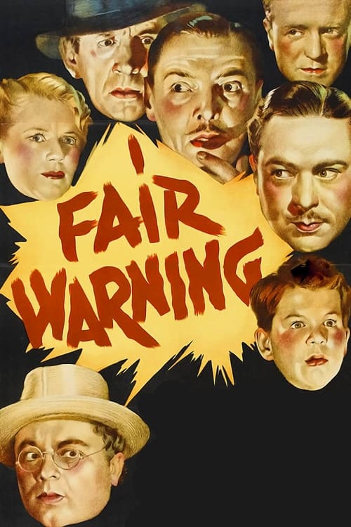 Fair Warning (1937) poster