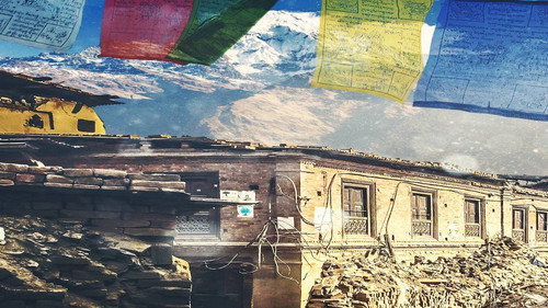 Aftershock: Disaster in Nepal Backdrop Blur